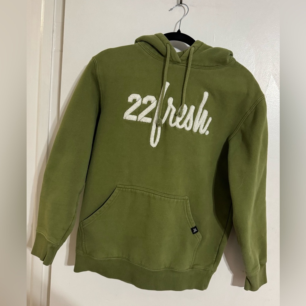 22 Fresh Sage Green Unisex Hoodie size XS